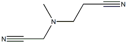 3-[(cyanomethyl)(methyl)amino]propanenitrile Struktur