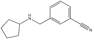 3-[(cyclopentylamino)methyl]benzonitrile Struktur