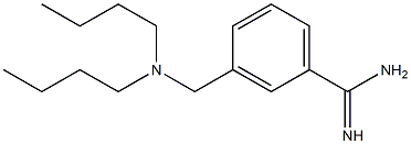 3-[(dibutylamino)methyl]benzene-1-carboximidamide Struktur