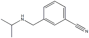 3-[(propan-2-ylamino)methyl]benzonitrile Struktur