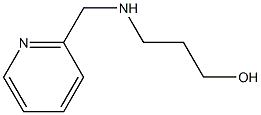 3-[(pyridin-2-ylmethyl)amino]propan-1-ol Struktur