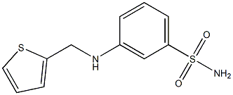 3-[(thiophen-2-ylmethyl)amino]benzene-1-sulfonamide Struktur