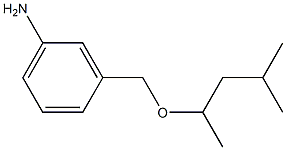 3-{[(4-methylpentan-2-yl)oxy]methyl}aniline Struktur