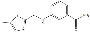 3-{[(5-methylfuran-2-yl)methyl]amino}benzamide Struktur