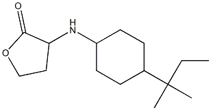 3-{[4-(2-methylbutan-2-yl)cyclohexyl]amino}oxolan-2-one Struktur