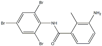 3-amino-2-methyl-N-(2,4,6-tribromophenyl)benzamide Struktur