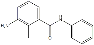 3-amino-2-methyl-N-phenylbenzamide Struktur