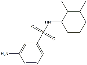 3-amino-N-(2,3-dimethylcyclohexyl)benzenesulfonamide Struktur