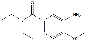 3-amino-N,N-diethyl-4-methoxybenzamide Struktur