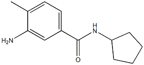 3-amino-N-cyclopentyl-4-methylbenzamide Struktur