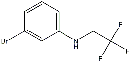 3-bromo-N-(2,2,2-trifluoroethyl)aniline Struktur