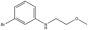 3-bromo-N-(2-methoxyethyl)aniline Struktur