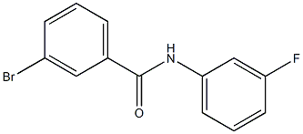 3-bromo-N-(3-fluorophenyl)benzamide Struktur