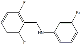 3-bromo-N-[(2,6-difluorophenyl)methyl]aniline Struktur