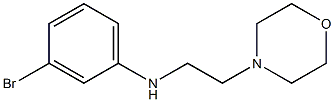 3-bromo-N-[2-(morpholin-4-yl)ethyl]aniline Struktur