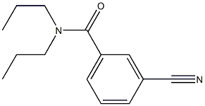 3-cyano-N,N-dipropylbenzamide Struktur