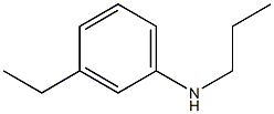 3-ethyl-N-propylaniline Struktur