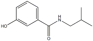 3-hydroxy-N-(2-methylpropyl)benzamide Struktur