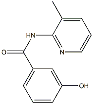 3-hydroxy-N-(3-methylpyridin-2-yl)benzamide Struktur