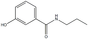 3-hydroxy-N-propylbenzamide Struktur