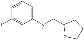 3-iodo-N-(oxolan-2-ylmethyl)aniline Struktur