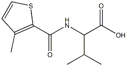 3-methyl-2-{[(3-methylthien-2-yl)carbonyl]amino}butanoic acid Struktur