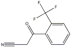 3-oxo-3-[2-(trifluoromethyl)phenyl]propanenitrile Struktur