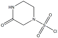 3-oxopiperazine-1-sulfonyl chloride Struktur