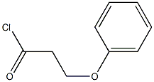 3-phenoxypropanoyl chloride Struktur