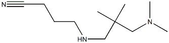 4-({2-[(dimethylamino)methyl]-2-methylpropyl}amino)butanenitrile Struktur