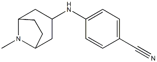 4-({8-methyl-8-azabicyclo[3.2.1]octan-3-yl}amino)benzonitrile Struktur