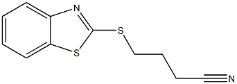 4-(1,3-benzothiazol-2-ylsulfanyl)butanenitrile Struktur