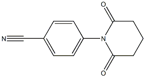 4-(2,6-dioxopiperidin-1-yl)benzonitrile Struktur