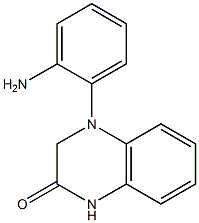 4-(2-aminophenyl)-1,2,3,4-tetrahydroquinoxalin-2-one Struktur