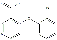 4-(2-bromophenoxy)-3-nitropyridine Struktur