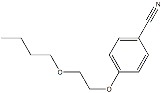 4-(2-butoxyethoxy)benzonitrile Struktur