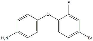 4-(4-bromo-2-fluorophenoxy)aniline Struktur