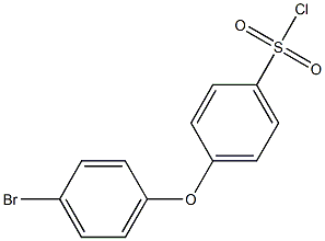 4-(4-bromophenoxy)benzene-1-sulfonyl chloride Struktur