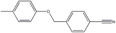 4-(4-methylphenoxymethyl)benzonitrile Struktur