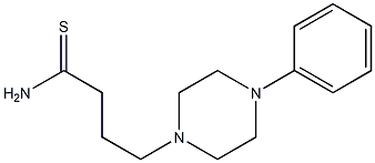 4-(4-phenylpiperazin-1-yl)butanethioamide Struktur