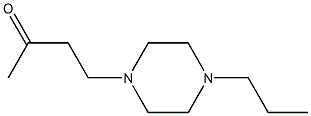 4-(4-propylpiperazin-1-yl)butan-2-one Struktur