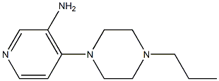 4-(4-propylpiperazin-1-yl)pyridin-3-amine Struktur