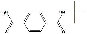 4-(aminocarbonothioyl)-N-(tert-butyl)benzamide Struktur