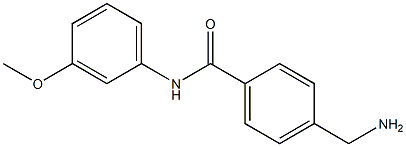 4-(aminomethyl)-N-(3-methoxyphenyl)benzamide Struktur