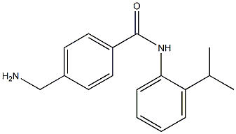 4-(aminomethyl)-N-[2-(propan-2-yl)phenyl]benzamide Struktur