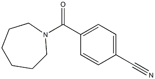 4-(azepan-1-ylcarbonyl)benzonitrile Struktur