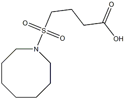 4-(azocane-1-sulfonyl)butanoic acid Struktur