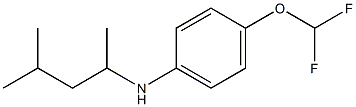 4-(difluoromethoxy)-N-(4-methylpentan-2-yl)aniline Struktur