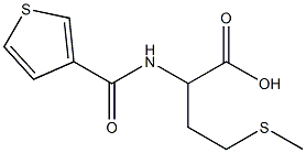 4-(methylthio)-2-[(thien-3-ylcarbonyl)amino]butanoic acid Struktur