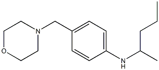 4-(morpholin-4-ylmethyl)-N-(pentan-2-yl)aniline Struktur